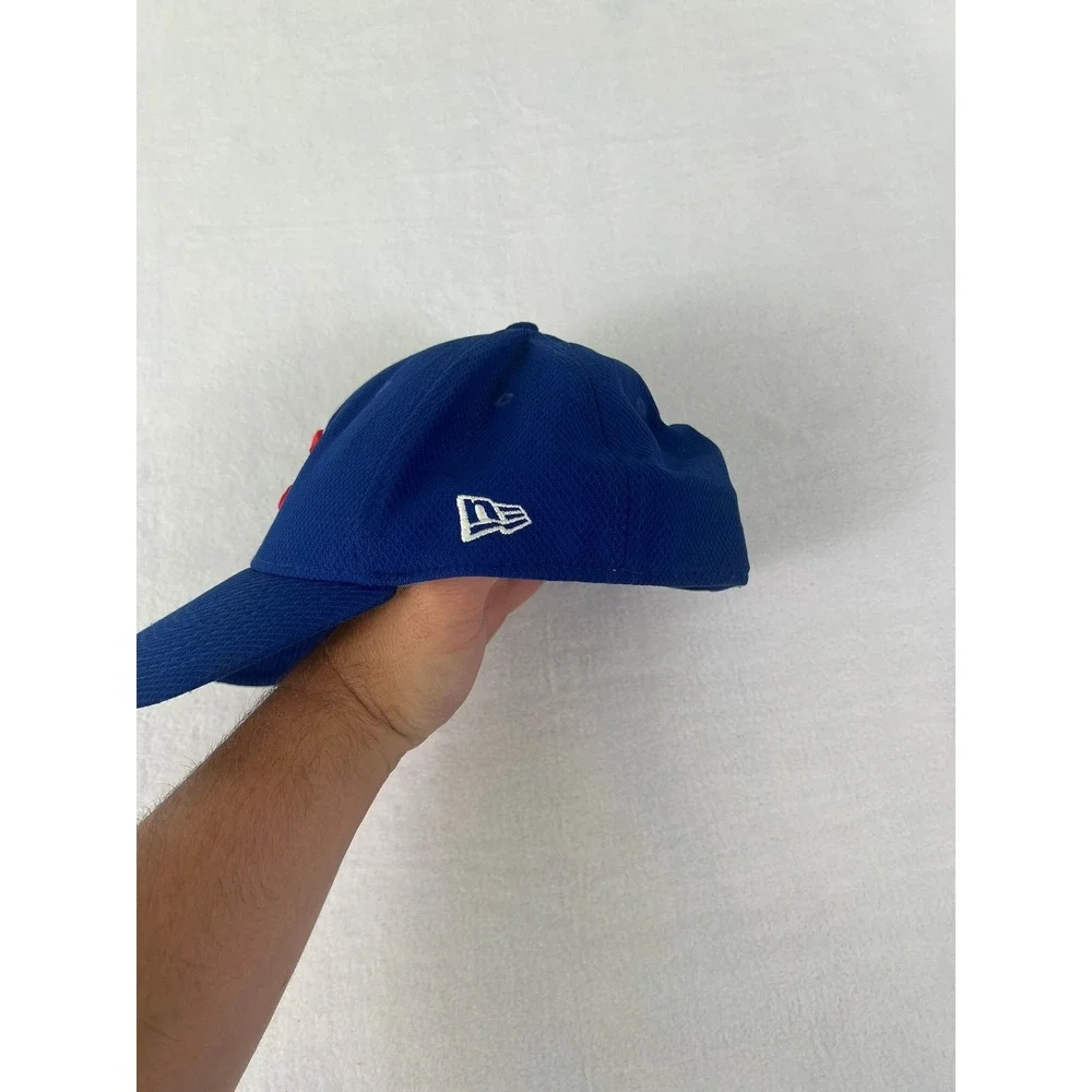 New Era Hat‎ Mens S/M Blue 2016 World Series Chicago Cubs 39THIRTY Baseball Cap